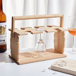 6 Grids Wood Wine Glass Rack&nbsp;ODIS-WH0030-115