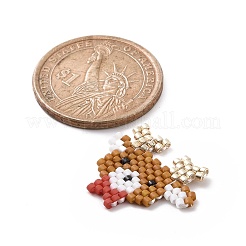 Handmade MIYUKI Japanese Seed Loom Pattern Seed Beads&nbsp;PALLOY-MZ00059-09
