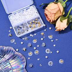 Plastic/Brass Ear Nuts&nbsp;FIND-YW0007-22