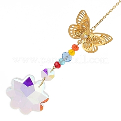 Hollow Alloy Hanging Ornaments&nbsp;HJEW-Q012-05B