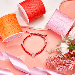 6 Rolls 6 Colors Braided Nylon Thread&nbsp;NWIR-PH0002-07B