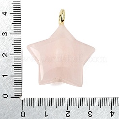 Natural Rose Quartz Pendants&nbsp;G-Z157-01G-08