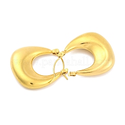 Teardrop Ion Plating(IP) 304 Stainless Steel Hoop Earring&nbsp;EJEW-H013-09G