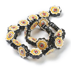 Handmade Porcelain Flower Beads&nbsp;PORC-J008-04B