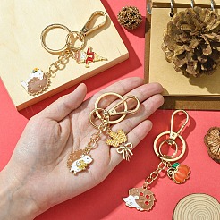 Hedgehog Alloy Enamel Keychain&nbsp;KEYC-YW00070-01