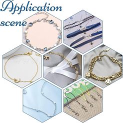36Pcs 6 Style PVD Vacuum Plating 304 Stainless Steel Lobster Claw Clasps&nbsp;STAS-UN0028-35