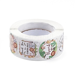8 Patterns Paper Thank You Gift Sticker Rolls&nbsp;STIC-E001-20