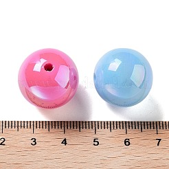 UV Plating Iridescent Acrylic Beads&nbsp;X-MACR-D032-05