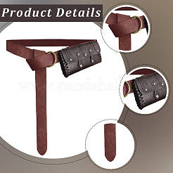 Leather Waist Bag and Belt Set&nbsp;AJEW-CL0003-58A