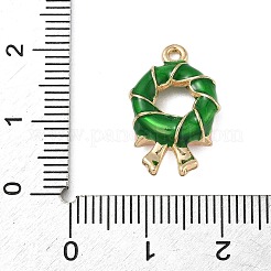 Christmas Alloy Enamel Pendants&nbsp;ENAM-F156-01G-03