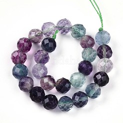 Natural Rainbow Fluorite Beads Strands&nbsp;G-S345-8mm-29