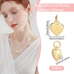 12Pcs Brass Pendants&nbsp;KK-GO0002-19G