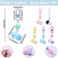 1 Set Resin Pendant Decorations&nbsp;HJEW-SC0002-98