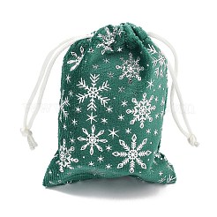 Silver Stamping Christmas Velvet Storage Bags&nbsp;ABAG-Q053-01B-01F
