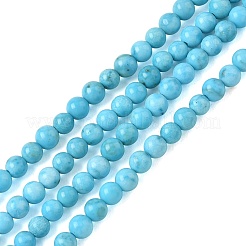 Synthetic Turquoise Beads Strands&nbsp;GG-CBA391B-03C-01