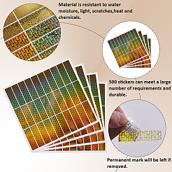 500Pcs Laser Paper Self Adhesive Label&nbsp;DIY-SP0006-82B