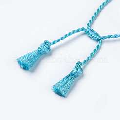 Polyester DIY Braided Bracelet Making&nbsp;MAK-K018-A05