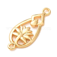 Brass Connector Charms&nbsp;KK-CBA2F8A-02G