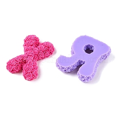 26Pcs 26 Styles Opaque Resin 26 Letter Cabochons&nbsp;RESI-H145-01