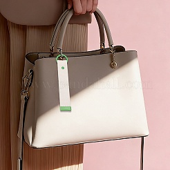 2Pcs 2 Colors Rectangle Polyester Keychains&nbsp;KEYC-CP0001-49A