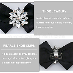 1 Pair Polyester Shoe Decorations&nbsp;AJEW-GF0009-14