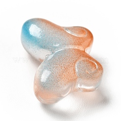 Transparent Baking Paint Glass Beads&nbsp;GLAA-F115-01K