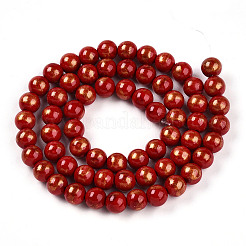 Natural Mashan Jade Beads Strands&nbsp;G-A255-A01-02A