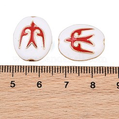 Brass Enamel Beads&nbsp;KK-CBA7BFE-01G-03