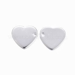 Handmade Gifts Ideas for Valentines Day 201 Stainless Steel Stamping Blank Tag Pendants&nbsp;STAS-Q070-S