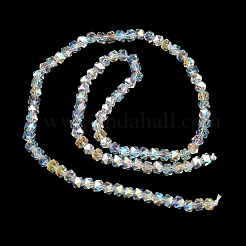 Electroplate Glass Beads Strands&nbsp;GLAA-Q105-02-10