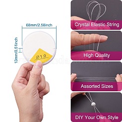 12Roll 6 Style Round Crystal Elastic Stretch Thread&nbsp;EW-YS0001-01