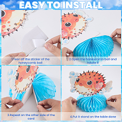 12Pcs Paper Display Decorations&nbsp;AJEW-WH20210-002