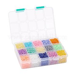 15 Colors Glass Seed Beads&nbsp;SEED-JP0007-02