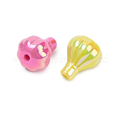 Opaque UV Plating Acrylic Beads&nbsp;PACR-P005-04