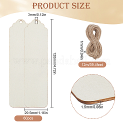 DIY Wood Bookmarks Making Kits&nbsp;WOOD-SP0001-21B