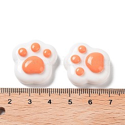 Cartoon White Cat Resin Decoden Cabochons&nbsp;CRES-R203-01E