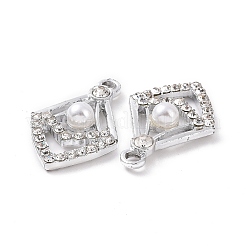 Alloy Rhinestone Pendants&nbsp;ALRI-H004-04P