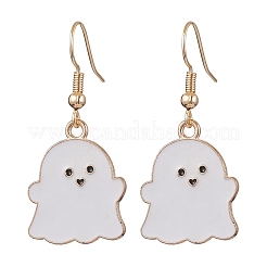 2 Pairs Ghost Alloy Enamel Dangle Earrings Set&nbsp;EJEW-JE06094