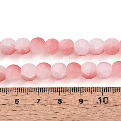 Crackle Glass Beads Strands&nbsp;GLAA-N009-8mm-03