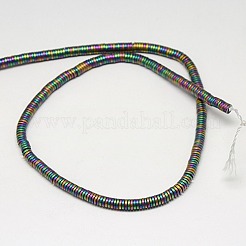 Electroplate Non-magnetic Synthetic Hematite Beads Strands&nbsp;G-J164B-2mm-03