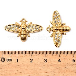 304 Stainless Steel Rhinestone Pendants&nbsp;STAS-Z145-14G-02
