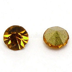 Glass Rhinestone Cabochons&nbsp;RGLA-WH0005-02A