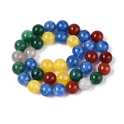 Natural Crackle Agate Beads Strands&nbsp;G-N349-09C-01