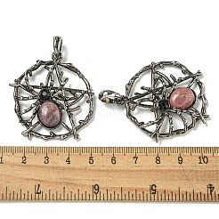 Natural Rhodonite Pendants&nbsp;G-P547-05AS-08
