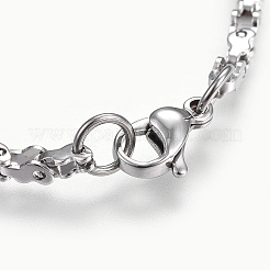 Tarnish Resistant 304 Stainless Steel Link Chain Bracelets&nbsp;BJEW-P239-11