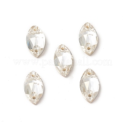 Horse Eye Shape Sew on Rhinestone&nbsp;GLAA-A024-03D