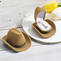 4Pcs Cowboy Hat Velvet Boxes&nbsp;CON-SC0001-24