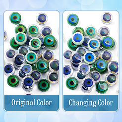 50Pcs 5 Colors Glass Beads&nbsp;GLAA-TA0003-80