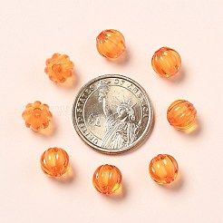Autumn Theme Transparent Acrylic Beads&nbsp;X-TACR-S089-10mm-11