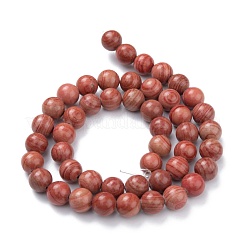 Natural Silver Line Jasper Beads Strands&nbsp;G-P451-02A-A